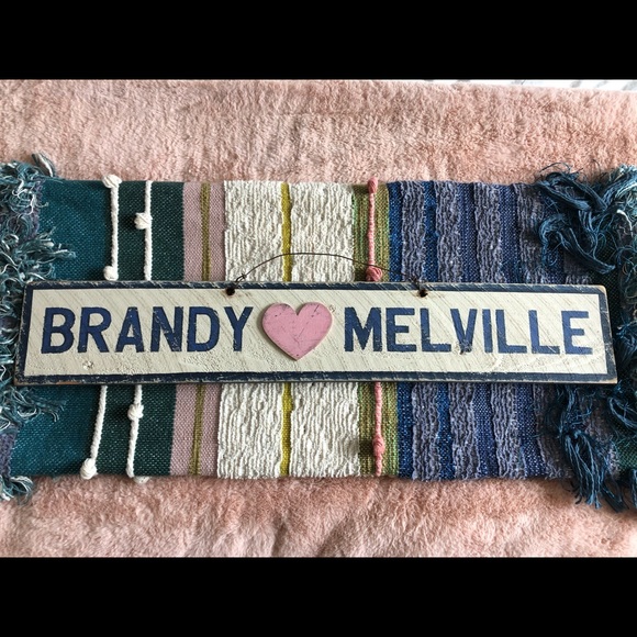 Brandy Melville Other - ORIGINAL Brandy Melville Vintage Wood Sign